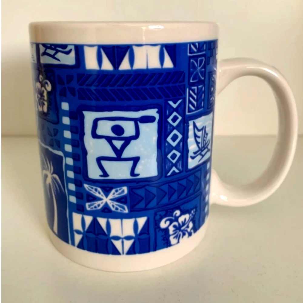 COPY 🇺🇦 Hawaiian Ornamental Tribal 12 oz Mug New